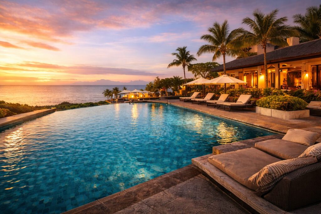 ホテルのインフィニティプール