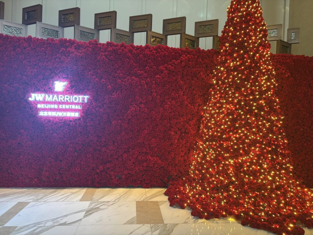 JWマリオットホテル北京セントラル　ロビー